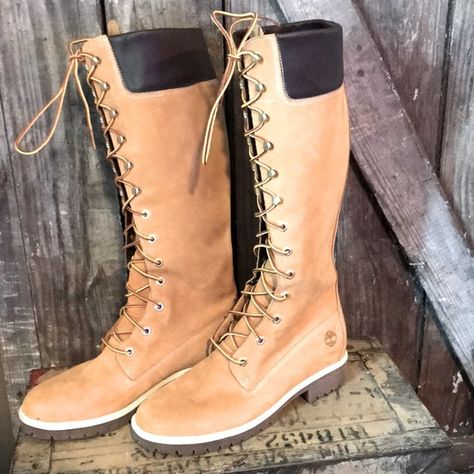 Knee high timberland woman’s boots size 9m Knee High Timberland Boots, Timberlands Women, Timberland Shoes, Timberland Boots, Knee High, Combat Boots, Cool Girl, Brand New, Plus Fashion