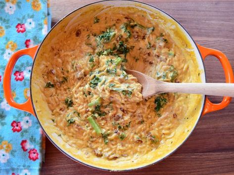 Cheesy Orzo, Food Network Recipes Pioneer Woman, Creamed Kale, Orzo Recipes, Pioneer Woman Recipes, Ree Drummond, Easy Cheesy, Top Recipes, Pioneer Woman