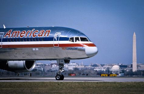 “N664AA at Reagen National Airport a few miles from where she was lost.” [x] N664AA departed Washington-Dulles Airport for Los Angeles on Sept. 11th, 2001, as American 77. The aircraft was deliberately flown into the Pentagon. Passengers: 53 (hijackers not included) Crew: 6 Washington Dulles International Airport, Los Angeles Airport, Plane Spotter, The Pentagon, Los Angeles International Airport, Flight Training, Airline Flights, American Airlines, Travel And Leisure