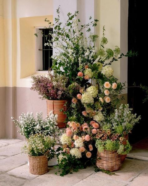 Il Profumo Dei Fiori on Instagram: "How much i loved this rustic wedding!! Lime Hydrangea is one of my favourite september flower. @agnesesognasempre @scottiricevimenti @alessandropentene @ilprofumodeifiori" Lime Hydrangea, September Flower, Hot Air Balloon Wedding, September Wedding Flowers, Fall Garden Wedding, September Flowers, Fall Hydrangea, Rustic Garden Wedding, Altar Arrangement