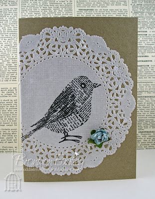 Addinktive Designs, Doily Cards, Paper Doily Crafts, Doilies Crafts, Month Of March, Paper Doilies, Bird Theme, Easel Cards, Quick Cards