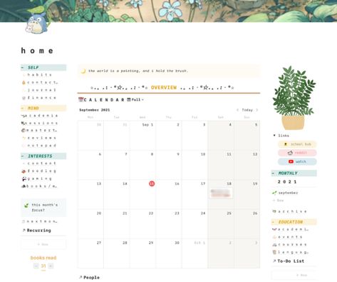 Notion Agenda, School Notion, 13 Aesthetic, 2021 Aesthetic, Life Planner Organization, Templates Aesthetic, Notion Dashboard, Aesthetic Notion, Template Notion