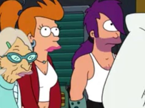 Genderbent Fry and Leela Fry And Leela, Fry Futurama, Horror Movies Funny, Rule 63, Matt Groening, Futurama, I Have No Friends, Super Funny Videos, Disney Cartoons