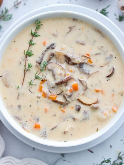 Soup Recipes With Beef, Cream Of Mushroom Soup Recipes, Recipes With Beef, Soup Mushroom, She Crab Soup, Crab Soup, Mushroom Soup Recipes, Chicken Gnocchi Soup, Simply Home