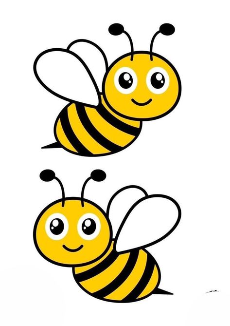 Cartoon Bees, Bee Themed Classroom, Bee Classroom, Bee Drawing, Bee Clipart, Cartoon Bee, Preschool Art Activities, Bee Crafts, Bee Art