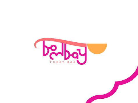 Bombay Curry Bar – Indian Restaurant Logo Branding Identity on Behance Indian Logo Design Brand Identity, Spices Brand Logo, Indian Logo Design Ideas, Indian Food Logo Design, Indian Branding Design, Indian Food Branding, Biriyani Logo, Indian Food Logo, Desi Logo