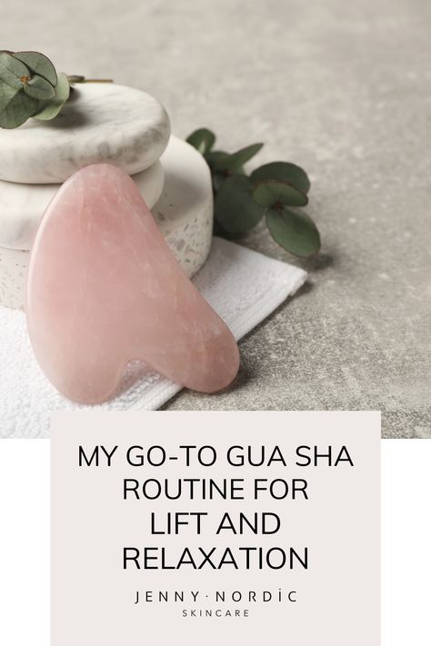 Learn my easy beginner friendly gua sha routine for lift and relaxation. Guasha Benefits, Guasha Routine, Gus Sha, Gua Sha Tutorial, Face Massage Tutorial, Gua Sha Routine, Facial Puffiness, Minimal Skincare, Gua Sha Massage