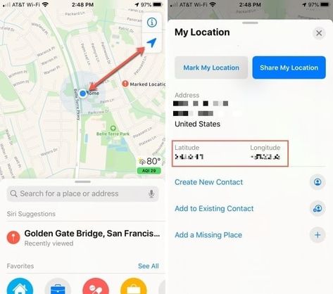 How to Get GPS Coordinates of a Location in Apple Maps - AppleToolBox Gps Coordinates Tattoo Ideas, Location Coordinates Tattoo, Romantic Gps Coordinates Gifts For Wedding, House Coordinates Sign, Map Coordinates, Apple Maps, Current Location, Pop Up Window, Gps Coordinates