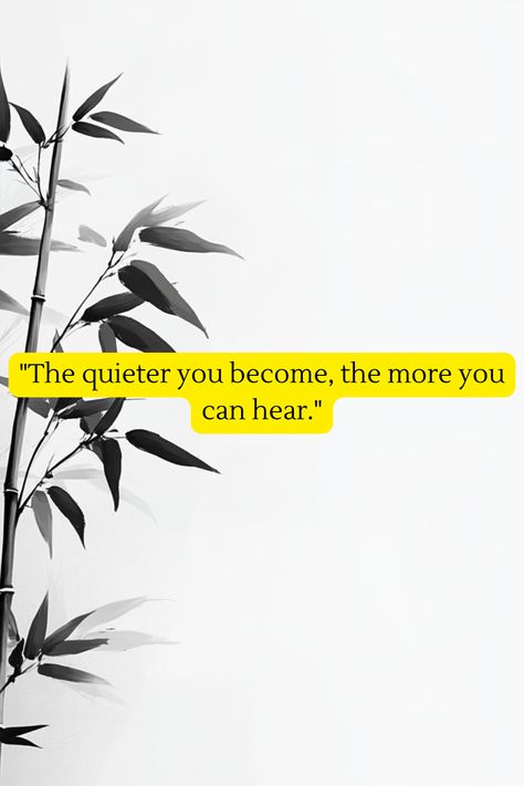 Silence is powerful. Save this quote to remind yourself to embrace quiet moments for deeper insight. #Mindfulness #ZenLiving #InnerPeace #QuietPower #DailyWisdom Daily Calm, Zen Quotes, Homemade Hair, Daily Wisdom, Remind Yourself, Quiet Moments, Mindfulness Quotes, Hair Mask, Daily Inspiration