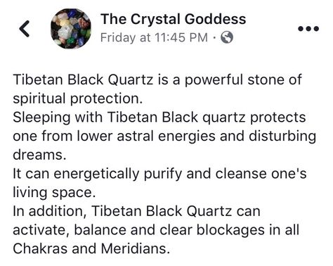 * Tibetan Black Quartz, Part 2 Tibetan Black Quartz, Tibetan Quartz Meaning, Tibetan Quartz, Eclectic Witch, Crystal Goddess, Black Quartz, Spiritual Protection, Book Of Shadows, Stones And Crystals