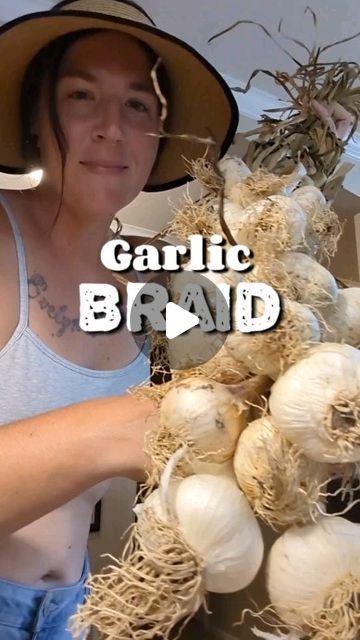 Garlic Seeds, Pretty Braids, New Garden, I'm Fine, My Self, Garden Bed, Growing Food, Gardening Tips, Twine