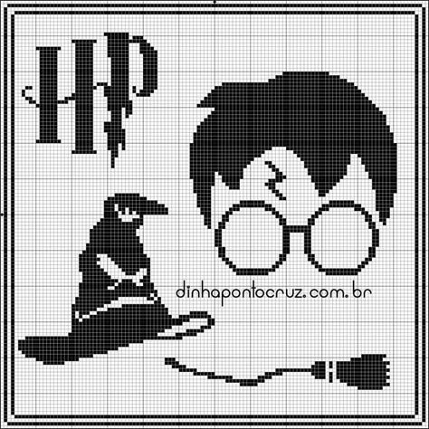 Hardy Potter, Harry Potter Cross Stitch, Harry Potter Cross Stitch Pattern, Cross Stitch Harry Potter, Harry Potter Hat, Harry Potter Blanket, Harry Potter Crochet, Harry Potter Items, Harry Potter Wedding