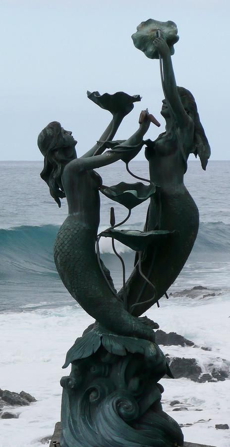 Mermaid Sculpture, Double Exposition, Mermaid Statues, Water Spirit, Water Nymphs, Mermaid Tale, Mermaid Dreams, Mermaids And Mermen, Mermaid Life