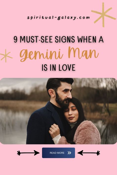 9 Must-See Signs When A Gemini Man Is In Love - If you are currently seeing or dating a Gemini man, here are the signs that you need to take note of to find out if he is in love with you. Continue reading to learn more about the signs when a Gemini Man is in love with you. #zodiac #zodiaccompatibility #gemini #geminiman #geminimaninrelationship Gemini Man Gemini Woman, Men In Love Signs, Dating A Gemini, Gemini Man In Love, Zodiac Signs Matches, Gemini Love, Different Zodiac Signs, Virgo Women, Pisces Man