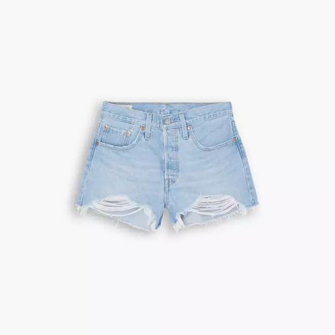 501® Levi's® Original Shorts - Blue | Levi's® GB Cotton Farm, Levi 501 Shorts, Levis 501, Jean Shorts, Levi's, Vintage Inspired, High Rise, The Originals, Blue