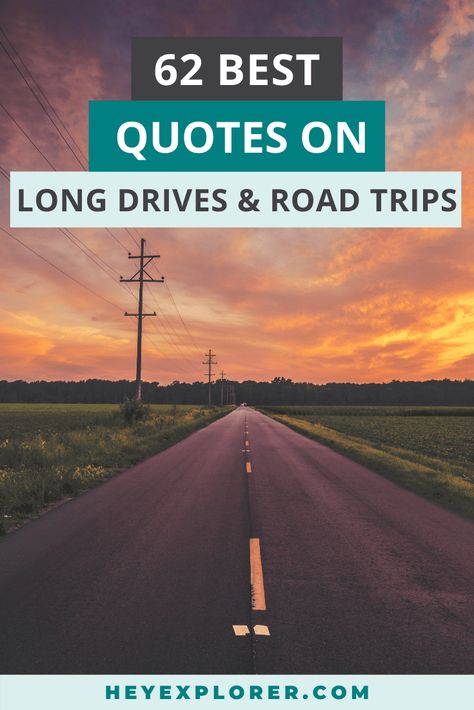 62 Best Quotes on Long Drives and Road Trips (With Pics!) Long Drive Quotes With Him, Long Ride Quotes, Long Drive Captions For Instagram, Long Drive Captions, Quotes About Roads, Long Drive Quotes, Romantic Rain Quotes, Roadtrip Quotes, Drive Quotes