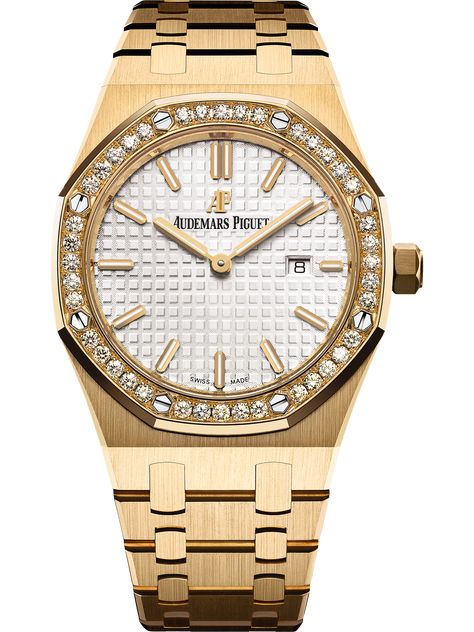 Royal Oak - 67651OR.ZZ.1261OR.01 - Audemars Piguet Audemars Piguet Gold, Ap Royal Oak, Audemars Piguet Watches, Rolex Watches Women, Classy Jewelry, Audemars Piguet Royal Oak, Classic Watches, Yellow Gold Bracelet, Royal Oak