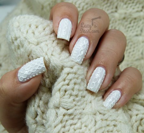 Cable Knit Nails, Cable Knit Sweater Nails, Knit Nails, Jumper Nails, Real Nails, Winter Manicure, Space Nails, Bio Sculpture, Nails 2022