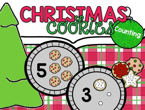 Christmas Cookie Worksheet, Christmas Cookie Craft Preschool, Christmas Cookie Activities For Preschool, Christmas Counting Activities Preschool, Christmas Math Preschool, Gingerbread Theme Preschool, Winter Crafts For Preschoolers, Christmas Preschool Activities, Ideas For Preschool Activities