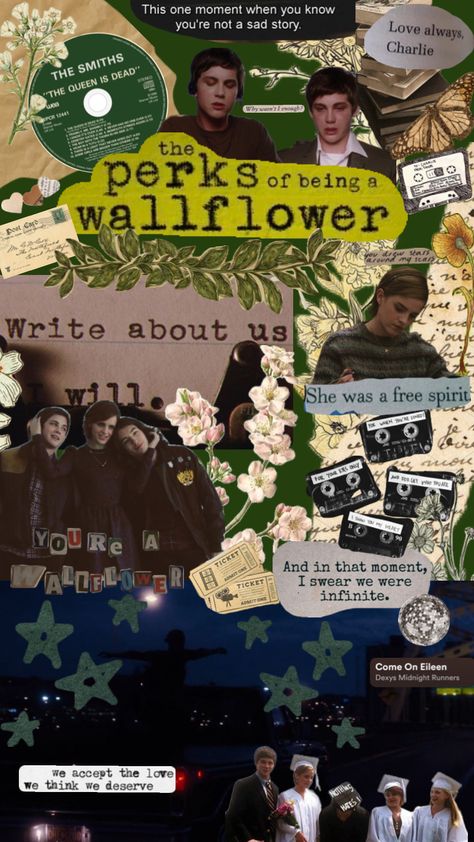 the perks of being a wallflower 💚🎞️#books #perksofbeingawallflowerbook #theperksofbeingawallfloweraesthetic The Perks Of Being, Perks Of Being A Wallflower, Your Aesthetic, Connect With People, Creative Energy, Energy, Collage, Books