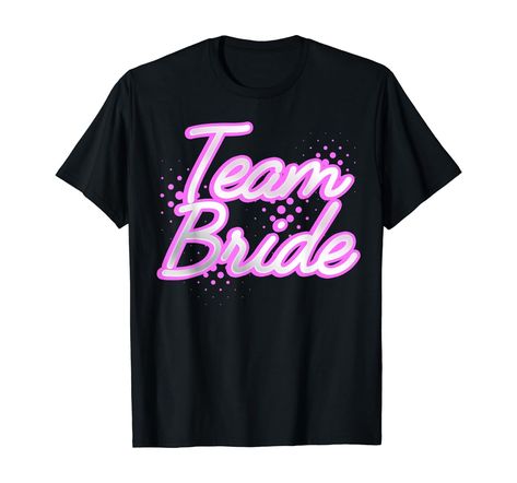 TEAM BRIDE Hen Party T Shirts Bridesmaid Bachelorette Party T-Shirt : Amazon.co.uk: Fashion Bachelorette Party Retro, Groovy Bachelorette Party, Gift For Bachelorette Party, Hen Party T Shirts, Bachelorette Squad, Bachelorette Matching Shirts, Gift For Bachelorette, Team Bride Bachelorette, Bachelorette Matching