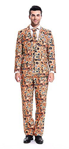 YOU LOOK UGLY TODAY Mens Bachelor Party Suit Funny Costume Novelty Xmas Jacket with Tie TODAYCOMICXX Large ** Check this awesome product by going to the link at the image. (This is an affiliate link) #Trolls Ugly Suits, Mens Bachelor Party, Party Suits, Funny Costumes, Bachelor Party, Kids Costumes, Wedding Suits, Costume Design, Being Ugly