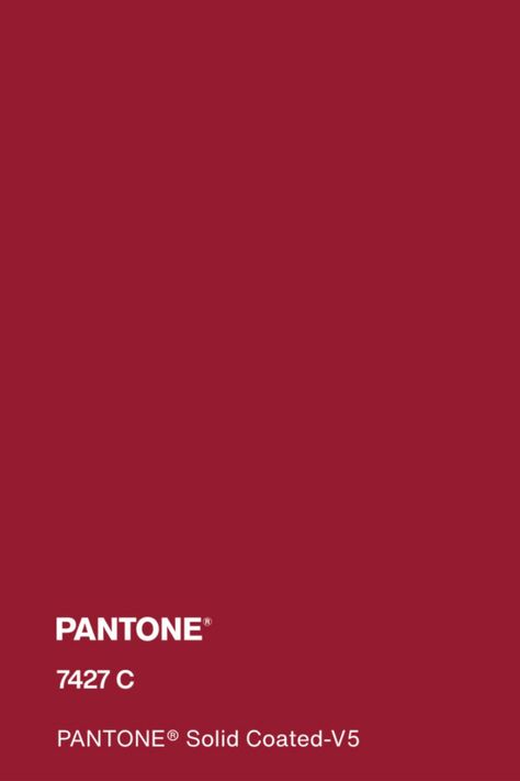 #pantone #red #color #pantone7427c Pantone Solid Coated, Red Pantone, Pantone Red, Red Pomegranate, Blood Orange, Color Palettes, Pomegranate, Dark Red, Red Color