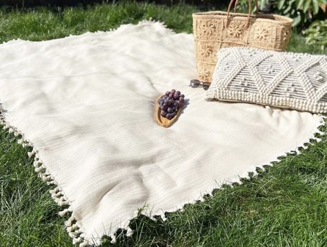 Farmhouse Throw Blanket, Large Picnic Blanket, Large Picnic, Throw Bed, Herringbone Blanket, Hand Woven Blanket, Herringbone Design, Large Blankets, Turkish Blanket