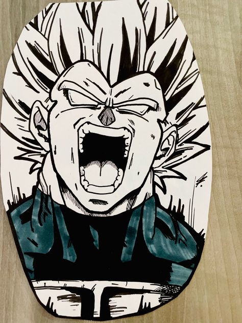 DRAWING vegeta rage Vegeta Rage, Vegeta Tattoo Design, Drawing Vegeta, Rage Tattoo, Tattoo Design Book, Design Book, Anime Tattoos, Tattoo Inspo, Tattoo Idea