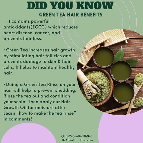 Green Tea Hair, Green Tea For Hair, Benefits Of Green Tea, Green Tea Bags, Increase Hair Growth, Stimulate Hair Follicles, Green Tea Benefits, Maintaining Healthy Hair, Organic Green Tea