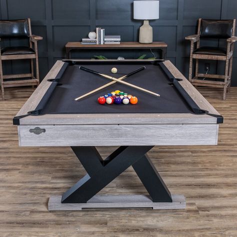 American Legend Kirkwood 7.5' Pool Table | Wayfair Best Pool Tables, Pool Table Room, Classic Table, American Legend, Family Handyman, Utila, Pool Table, Rustic Modern, Table Tennis