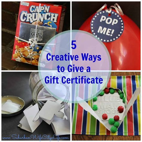 5 Creative Gift Certificate Giving Ideas | Suburban Wife, City Life Christmas Gift Certificate, Creative Wrapping, Queen Gifts, Handmade Christmas Crafts, Diy Gifts For Friends, Christmas Gifts For Husband, Class Gift, Gift Certificate, Experience Gifts