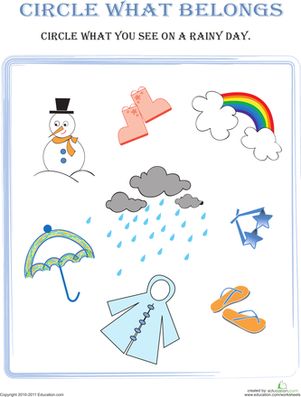 Preschool Sorting, Seasons Kindergarten, Weather Activities Preschool, Preschool Worksheets Free Printables, Sorting Clothes, Seasons Worksheets, Weather Worksheets, Worksheet Preschool, Weather Theme