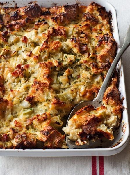 Herb & Apple Bread Pudding - Barefoot Contessa Stuffing In The Turkey, Butternut Squash Dinner, Savory Bread Pudding, Apple Bread Pudding, Apple Crisp Dessert, Thanksgiving Desserts Pumpkin, Smashed Sweet Potatoes, Butternut Squash Recipes Roasted, Apple Pork Tenderloin