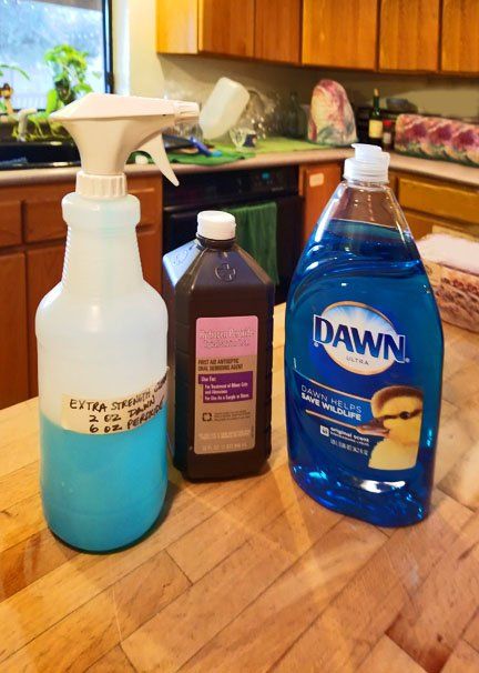 Dawn and Hydrogen Peroxide - Miracle Satin Remover for Carpets and Clothes. Homemade Upholstery Cleaner, Diy Upholstery Cleaner, Wasp Spray, Carpet Cleaner Solution, Carpet Diy, Clean Baking Pans, Rug Doctor, Diy Carpet Cleaner, Carpet Cleaning Solution