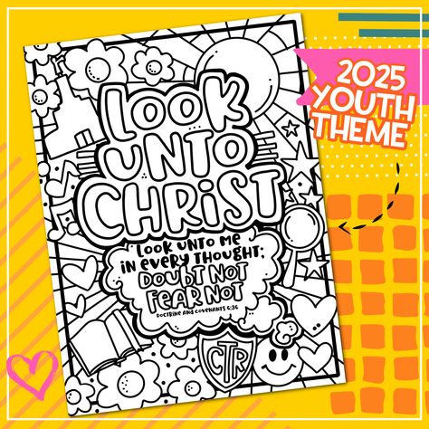 2025 Youth theme New Beginnings Lds Young Women, Primary Girls Activity Days, Activity Days For Girls Lds January, Girls Activity Day Ideas, Lds Activity Days Ideas 2024, 2025 Youth Theme Lds, Look Unto Christ Youth Theme 2025, Girls Camp Themes Lds, Young Women Camp Activities