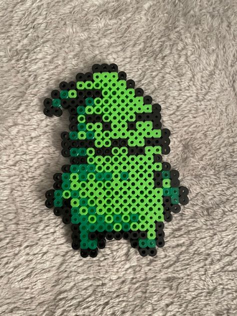 Oogie Boogie Perler Beads, Boo Perler Beads, Nightmare Before Christmas Perler Beads, Melts Beads, Safety Pin Jewelry Patterns, Melty Bead Designs, William Daniels, Melt Beads Patterns, Christmas Perler Beads