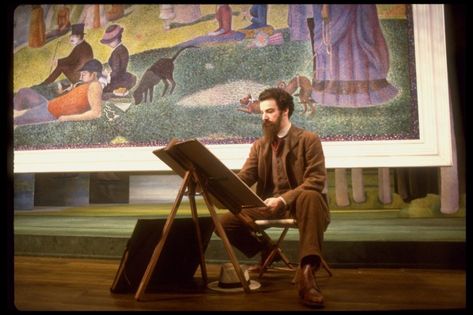 George Seurat, Sunday In The Park With George, Mandy Patinkin, Bernadette Peters, Ghost Light, Georges Seurat, Jewish People, Broadway Musicals, New York Public Library