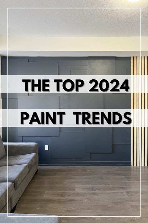 [PaidLink] Give Your Home A Fresh Look With The Trendiest Paint Colors Of 2024! #basementfamilyroompaintcolors Trendy Room Colors, Trending Accent Wall Colors, Interior House Colors 2023, Home Wall Painting Ideas House Colors, Best House Paint Colors Interiors, House Paint Color Combination Interior, 2024 House Color Trends, Best Color For Accent Wall, Trendy Accent Walls