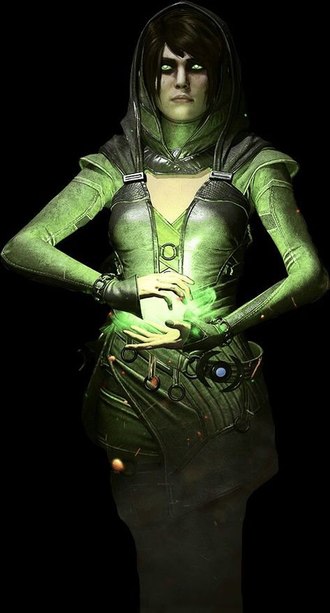 Enchantress Injustice 2, Enchantress Dc, Injustice Characters, Black Ninja, Hair Metal Bands, The Enchantress, Dc Comics Girls, Art Style Challenge, Galaxy Universe