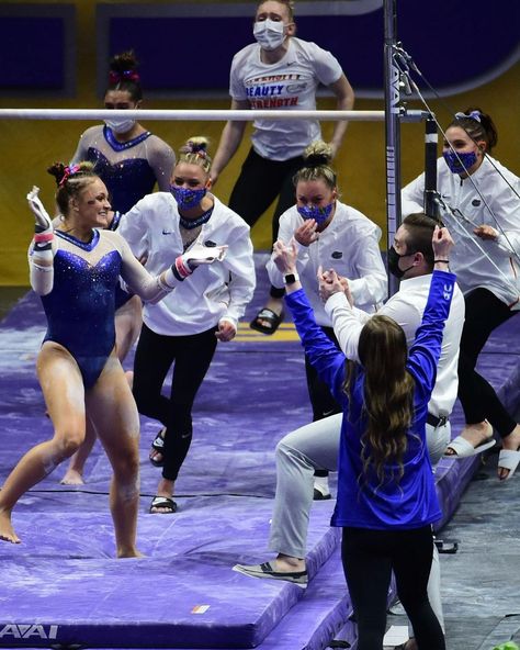 Florida Gators Gymnastics on Instagram: “Last, and certainly not least, we can’t wait to honor our senior student-manager tonight! 💙🐊🤗 #SeniorNight #4CTION” College Gymnastics, Senior Student, Gymnastics Team, Female Gymnast, Senior Night, Florida Gators, Gymnastics, Sumo Wrestling, Florida