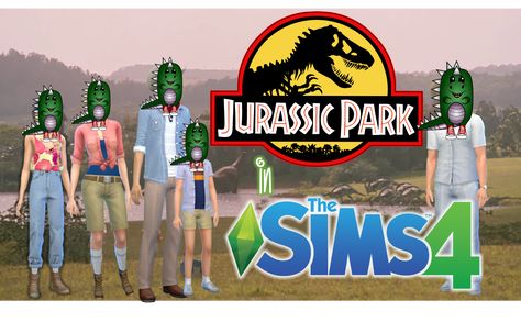 Jurassic Park Characters, Sims 4 Cas, Sims 4 Cc, The Sims 4, Jurassic World, Jurassic Park, The Sims, Sims 4