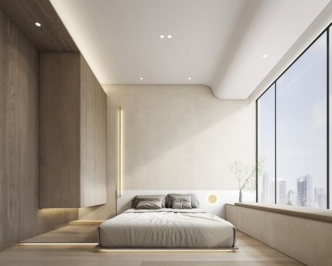 10 86 on Behance New Ceiling Design Bedroom, Ceiling Covering Ideas, Minimal Ceiling Design, Simple False Ceiling, Kitchen Ceiling Design, Ceiling Covering, Interior Ceiling Design, Minimalist Apartment, Ceiling Design Bedroom