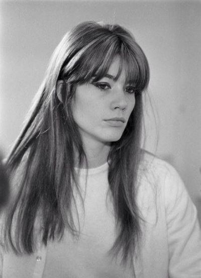 Francoise Hardy - her hair! :) Alexa Chung Makeup, High Forehead, Rectangular Face, Kadeřnické Trendy, Francoise Hardy, Vlasové Trendy, Hair Envy, Grunge Hair, Face Shape