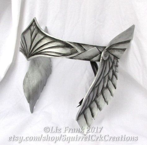 Valkyrie Aesthetic, Viking Crown, Wing Crown, Fantasy Crown, Viking Cosplay, Crown Paints, Viking Garb, Leather Crown, Lady Sif