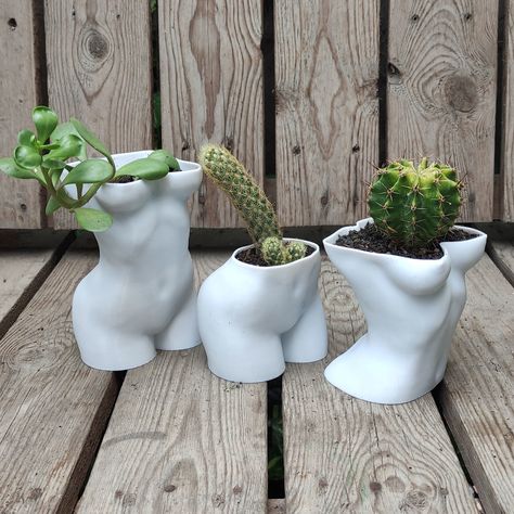 3d Printer Planter, Printer Design, Dream Plants, 3d Printer Designs, Head Vase, Diy Planters, Body Contouring, 3d Printer, 3d Print