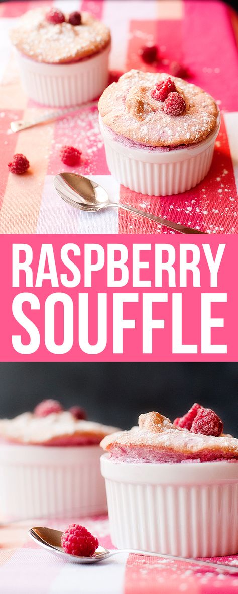 Raspberry Souffle Recipes, Raspberry Souffle, Souffle Recipes, Berry Dessert, Baking Book, Elegant Desserts, Cooking 101, Tasty Bites, Homemade Desserts