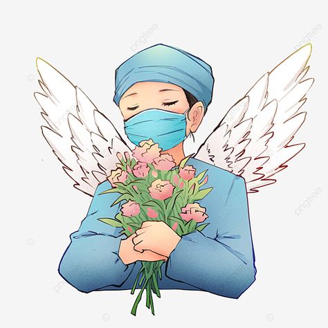 Nurse Angel, Angel Png, Angel Vector, Medical Posters, Nurse Art, Dental Art, Angel Images, Women Nurse, Flower Embroidery Designs