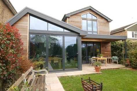 2 Storey Side Extension, House Side Extension, Side Extension, Estate House, Glass Extension, House Makeover, Contemporary Exterior, House Extension Design, Extension Designs