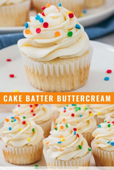 Homemade Cake Batter, Flavored Buttercream, Homemade Frosting Recipes, Cake Batter Recipes, Nut Cake, Cake Calories, Frosting Recipes Easy, Birthday Cake Flavors, Homemade Frosting